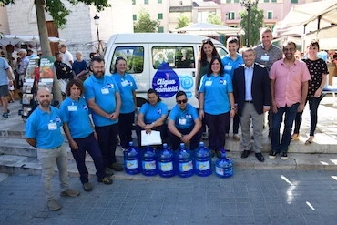La Fundación Es Garrover presenta un servicio de agua a domicilio en Inca