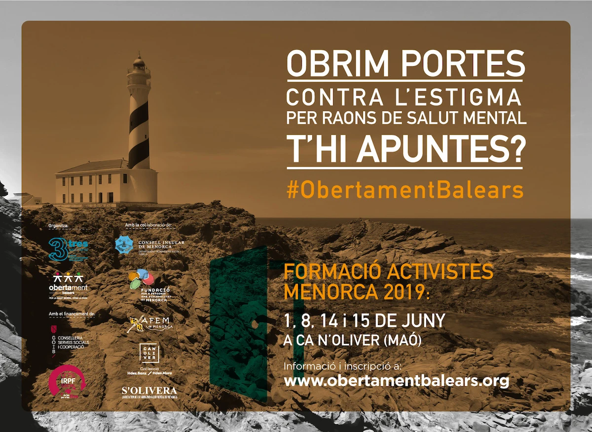 Primera formación de activistas de Obertament Balears en Menorca
