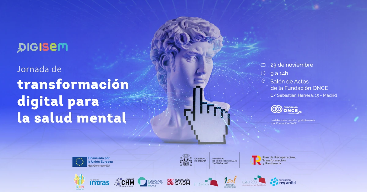 Gira-Sol participará en la Jornada de transformación digital para la salud mental organizada por RED ISEM y dará a conocer su nueva aplicación móvil para la gestión de actividades