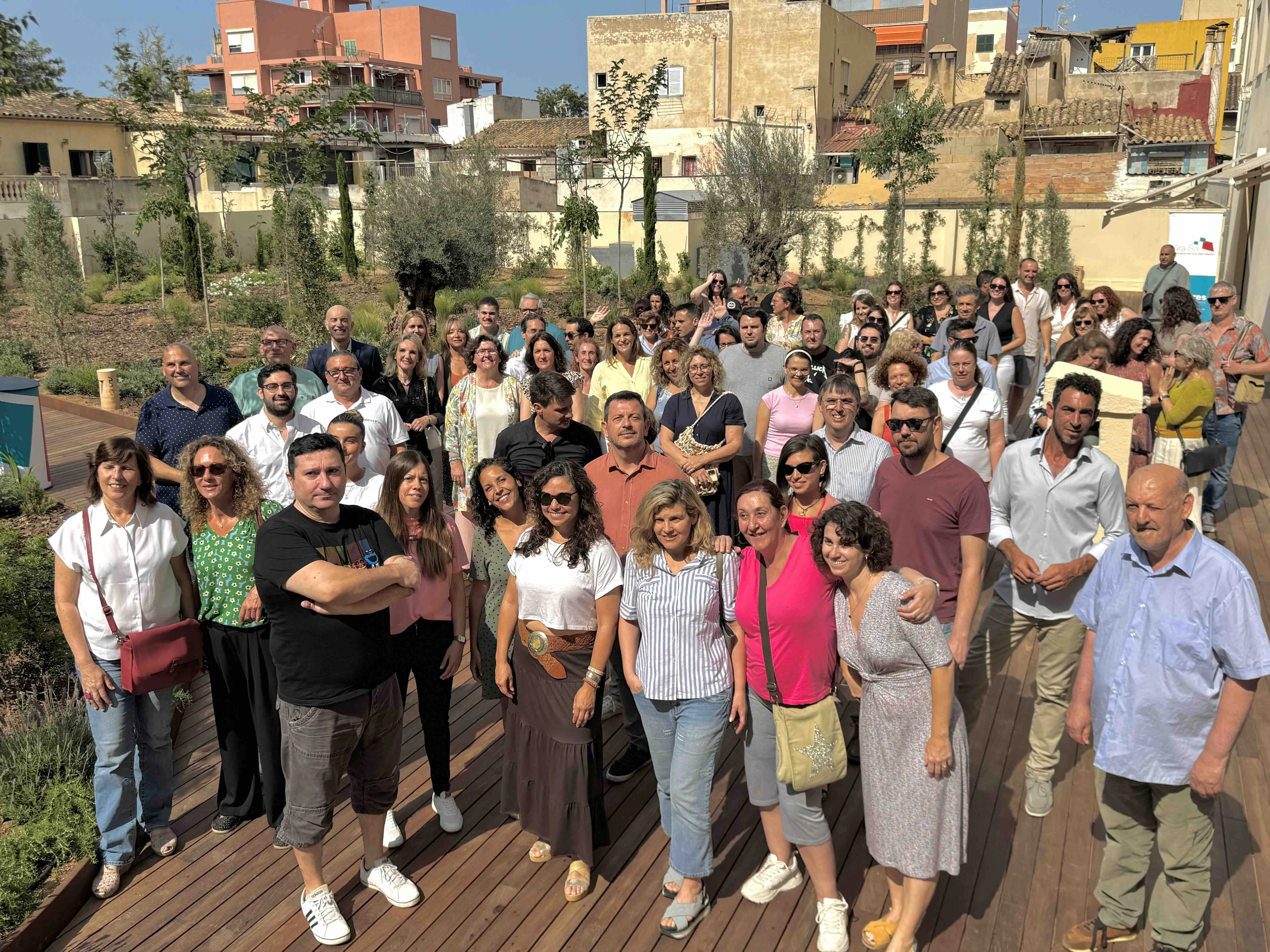 Arranca una nueva era para la salud mental en Palma con las nuevas instalaciones de Gira-Sol: la entidad inaugura un bosque y unos locales que triplican sus servicios en la ciudad