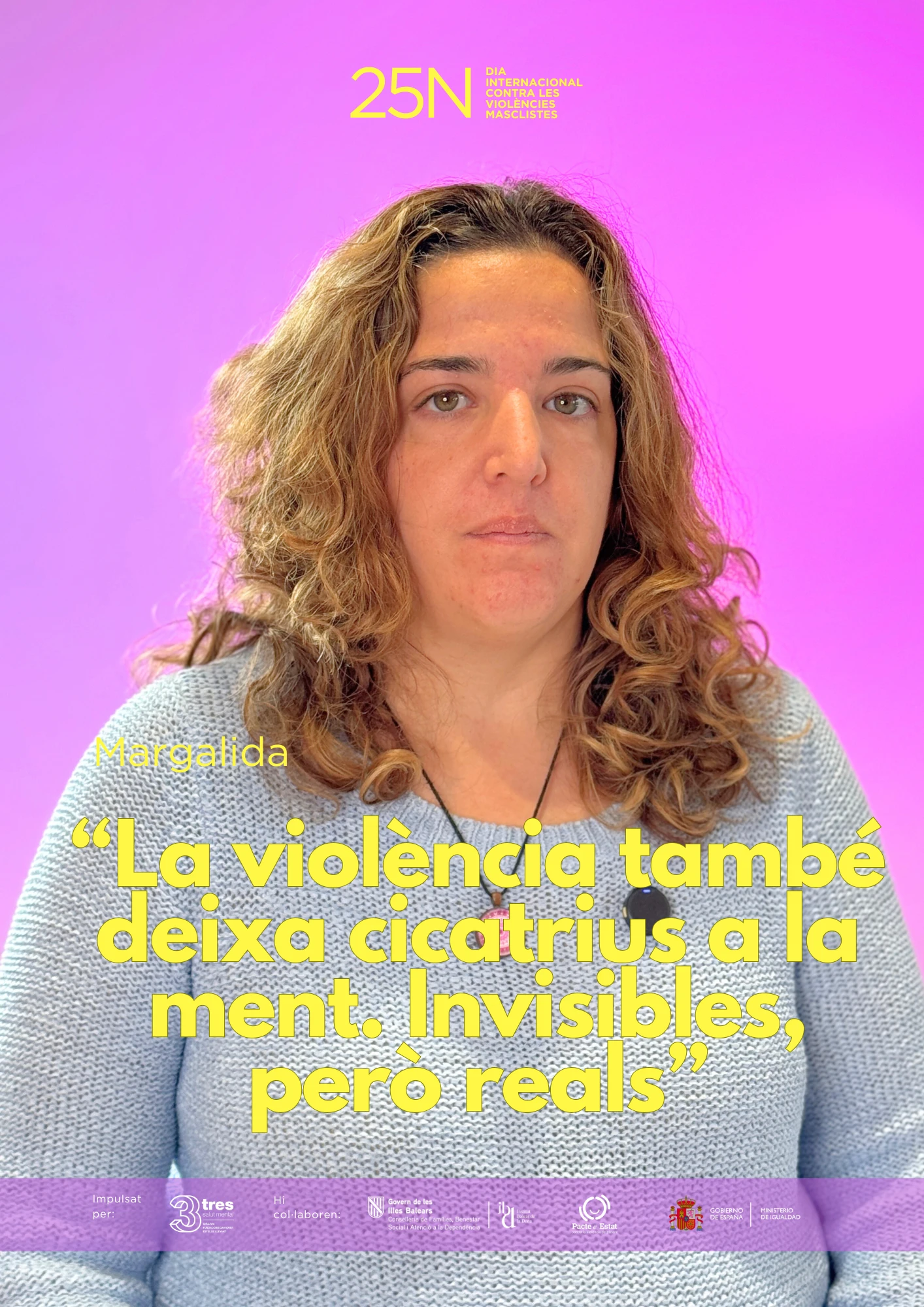 3 Salut Mental visibilitza l’impacte de la violència masclista en la salut mental amb la campanya “25 dones, 25 missatges, una lluita compartida”